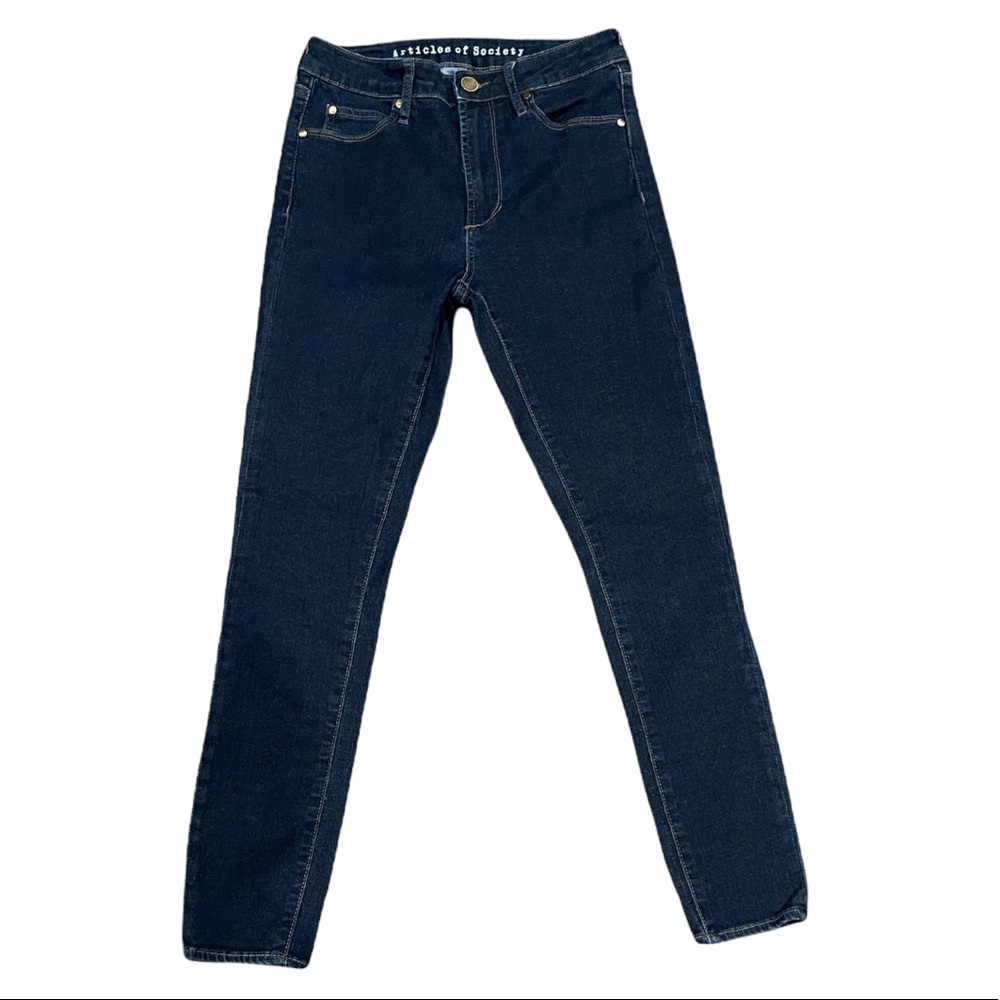 ARTICLES OF SOCIETY high rise jeans in Carson wash. Size 25. Excellent Condition